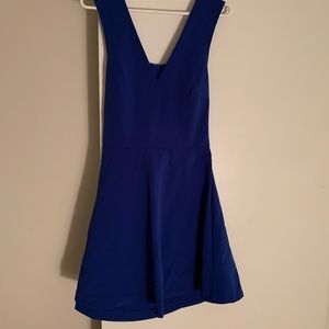 Blue dress